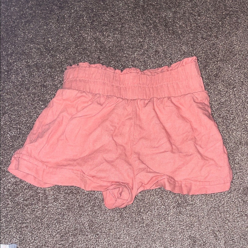 Forever 21 Coral High Waist Shorts